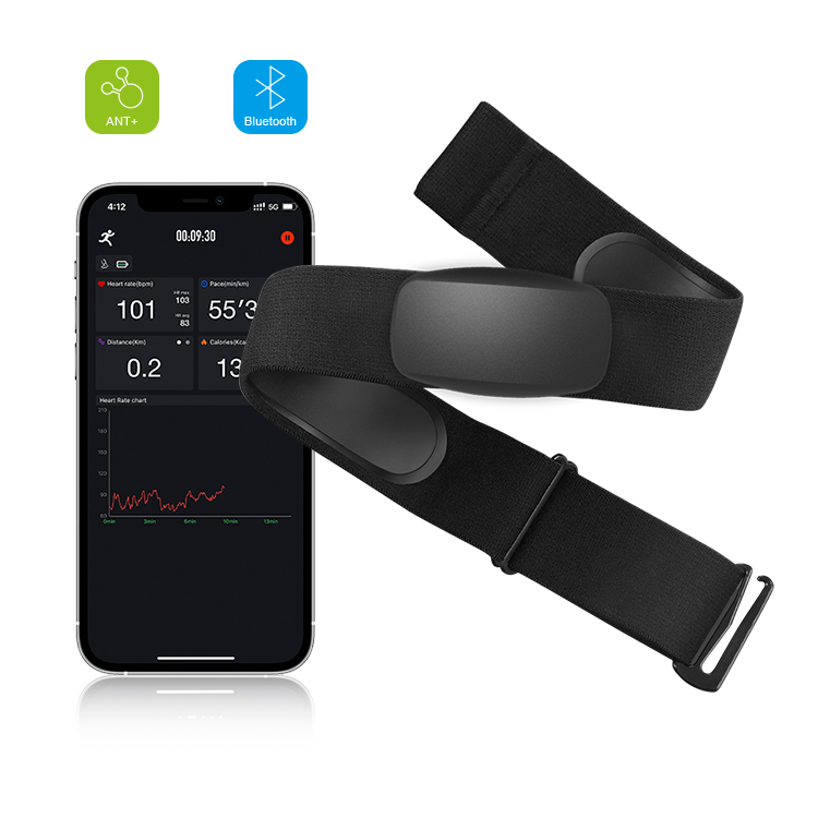 Heart Rate Strap Chest - BLE5.0 ANT+ Kalp Atış Hızı Monitörü