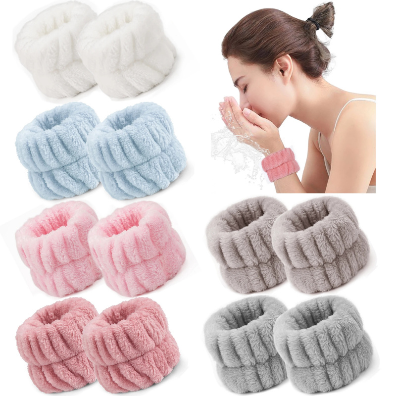 Sweat Band Wrist - 2 adet yeniden kullanılabilir Spa bilek