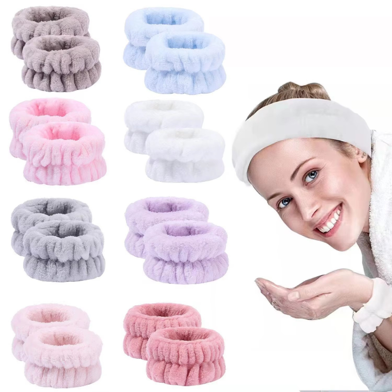 Sweat Band Wrist - 1/2/4 adet kış yıkama yüz ve