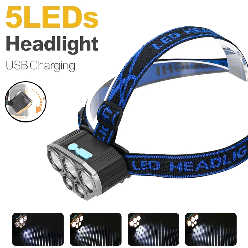 Şarj edilebilir 5 LED Far Ultr - Running Headlamp Led incelemesi ve fiyatı