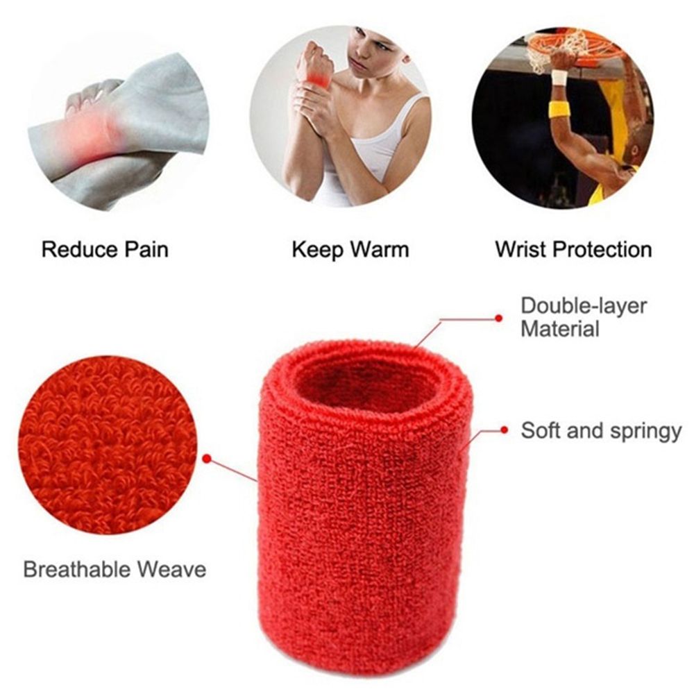 1/2 adet Unisex bilekliği spor - Sweat Band Wrist incelemesi ve fiyatı