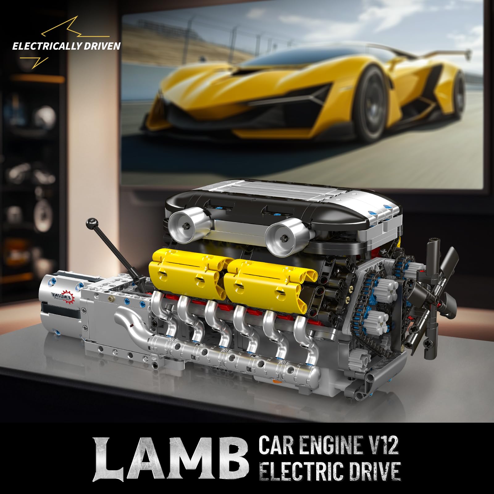 V12 Motor Model Seti: Yetişkin - Running Gear Engine incelemesi ve fiyatı