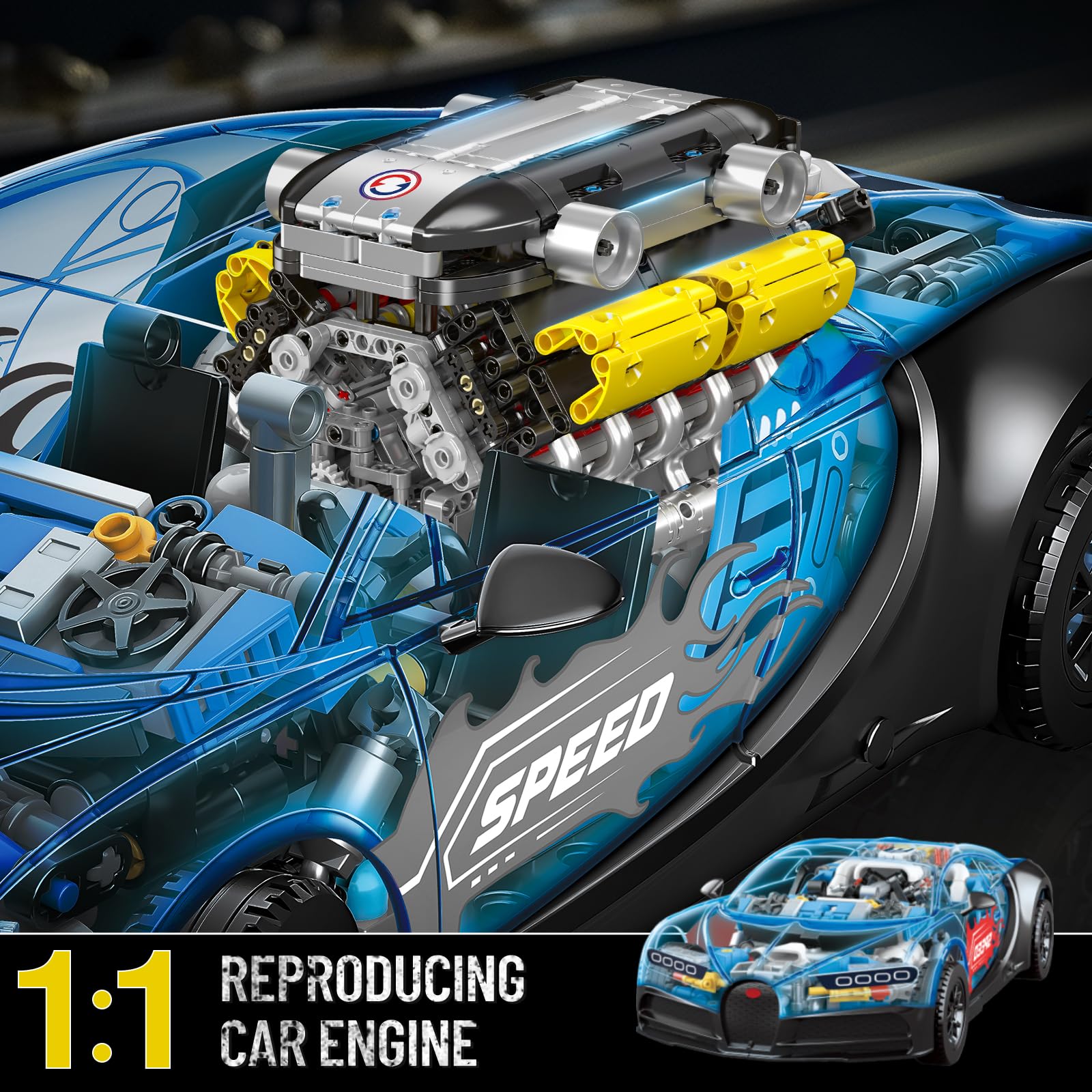V12 Motor Model Seti: Yetişkin - Running Gear Engine incelemesi ve fiyatı