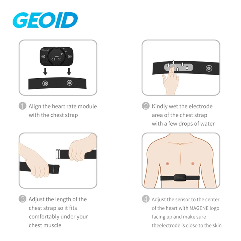 GEOID HS500 Kalp Hızı Kayışı S - Heart Rate Strap Chest incelemesi ve fiyatı