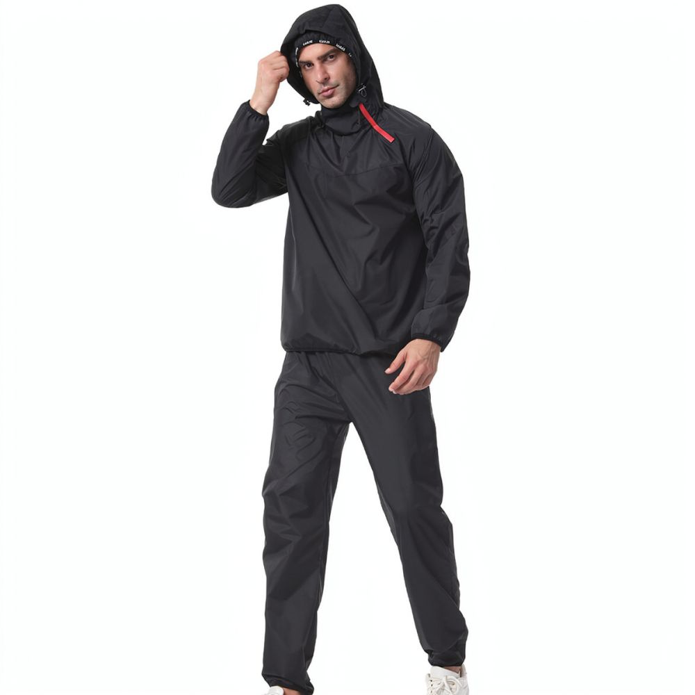 Erkek Uzun Kollu Sauna Tulumu  - Running Gear Plus Size incelemesi ve fiyatı